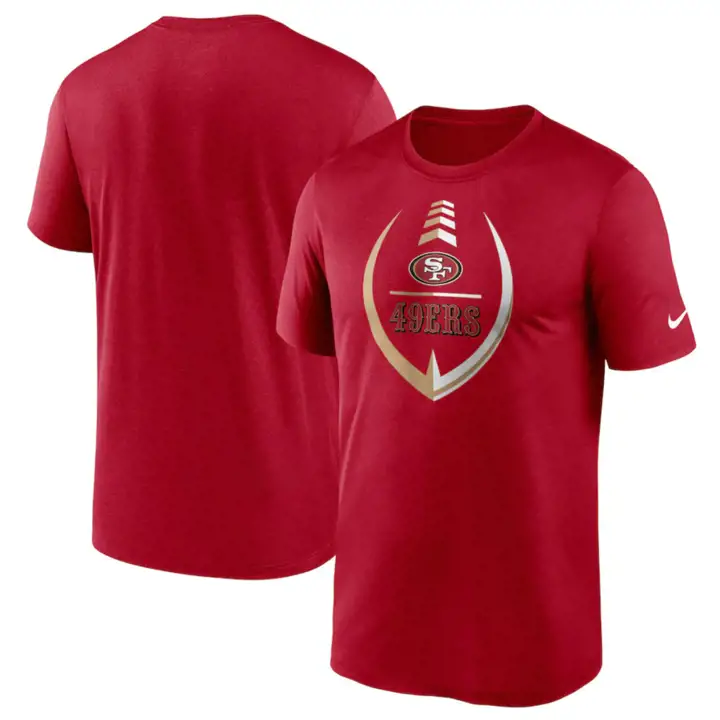 T-shirt San Francisco 49ers NFL Icon Legend 22 ROUGE