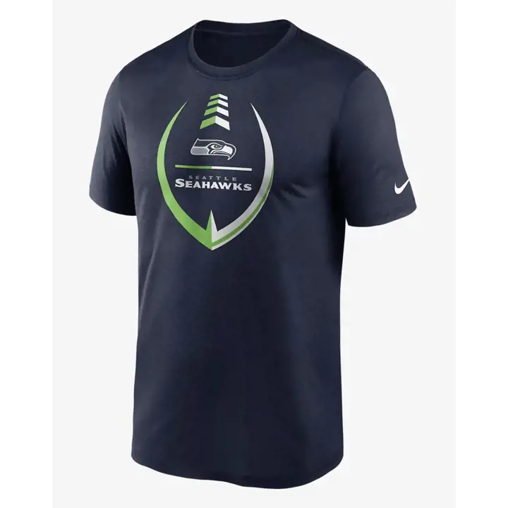 T-shirt Seattle Seahawks NFL Icon Legend 22 BLEU MARINE