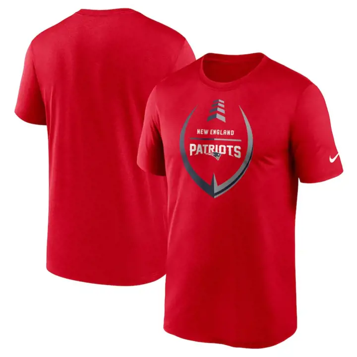 T-shirt icône légende New England Patriots NFL 22 ROUGE