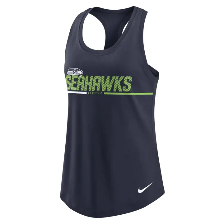Débardeur dos nageur NFL Femme Seattle Seahawks 22 Marine