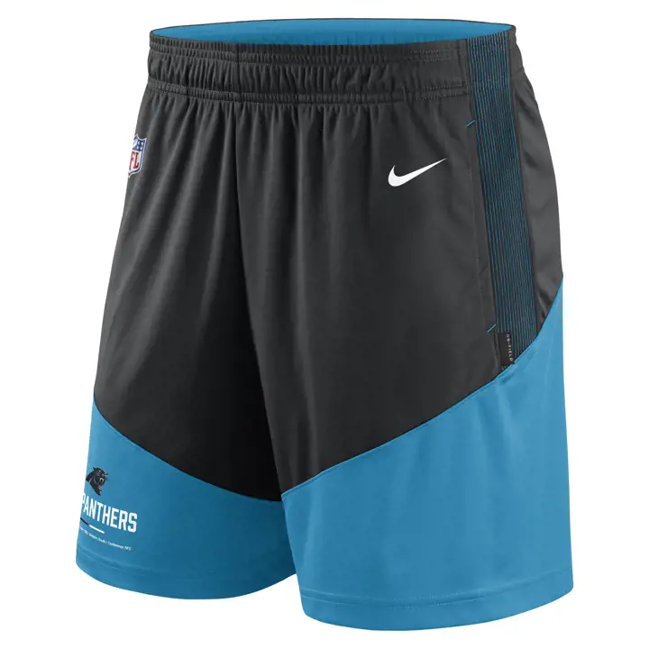 Short en maille Nike Dri-Fit NFL Carolina Panthers 22 BLK