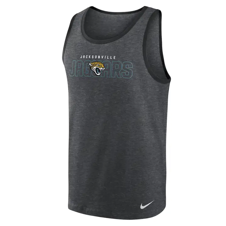 Jacksonville Jaguars NFL Team Stack Tank 22 GRY