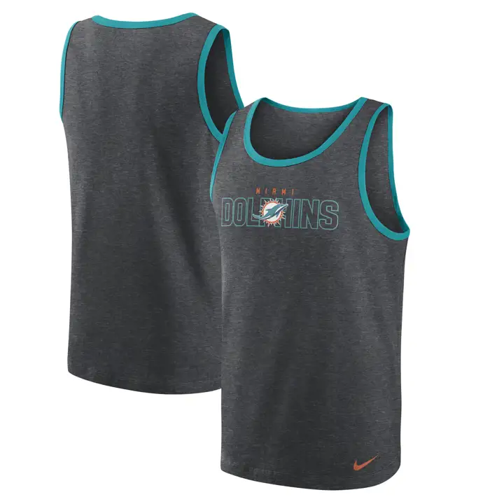 Débardeur superposé Miami Dolphins NFL Team 22 GRY