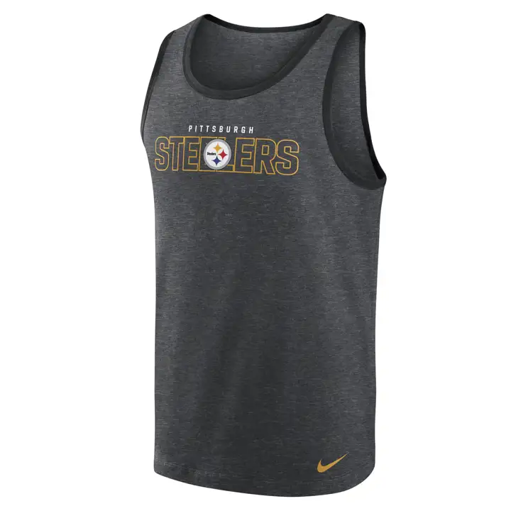 Pittsburgh Steelers Débardeur NFL Stack 22 GRY