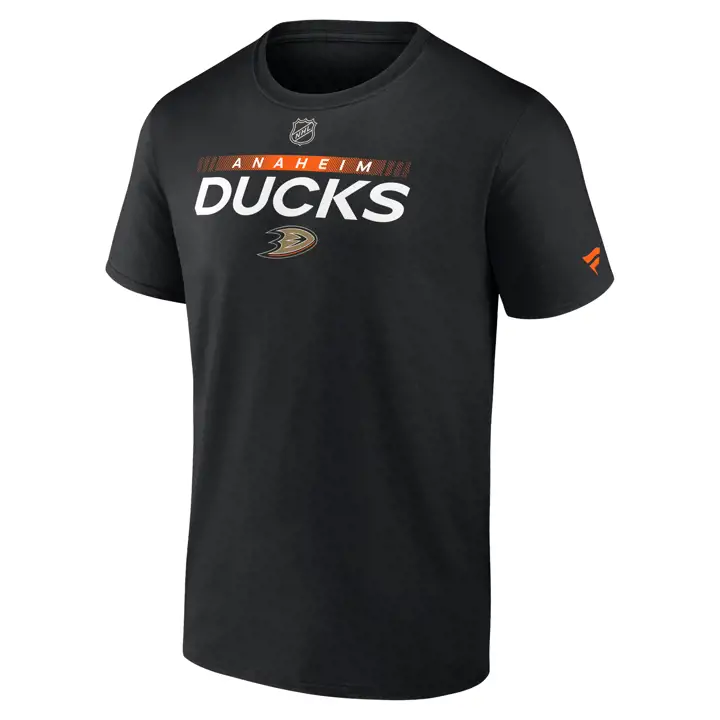T-shirt Anaheim Ducks NHL Authentique Pro Prime Noir