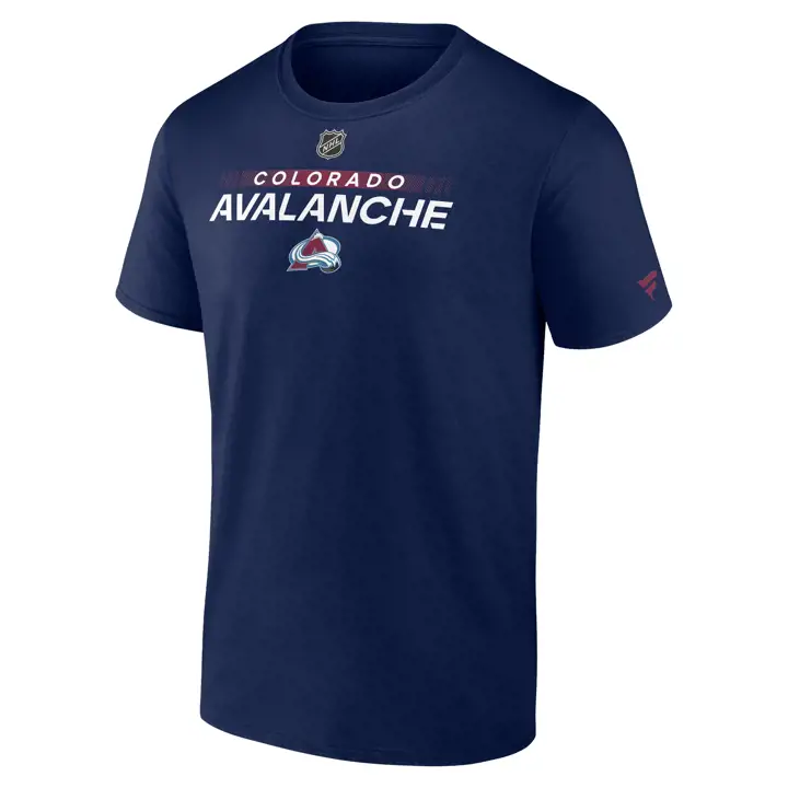 T-shirt Authentique Pro Prime LNH Colorado Avalanche MARINE