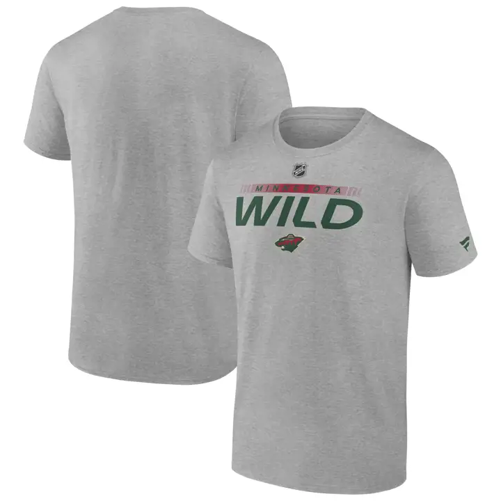 T-shirt authentique Minnesota Wild NHL Pro Prime GRIS