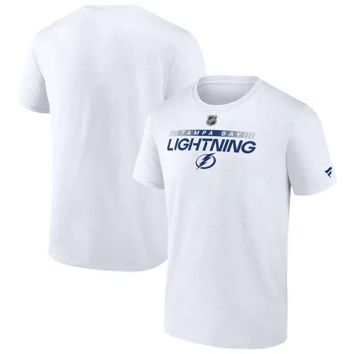 T-shirt authentique Pro Prime NHL Tampa Bay Lightning BLANC