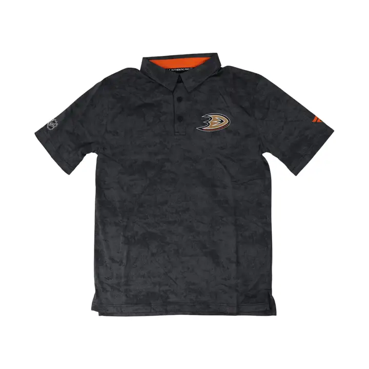 Polo de performance Anaheim Ducks NHL RINK – Noir