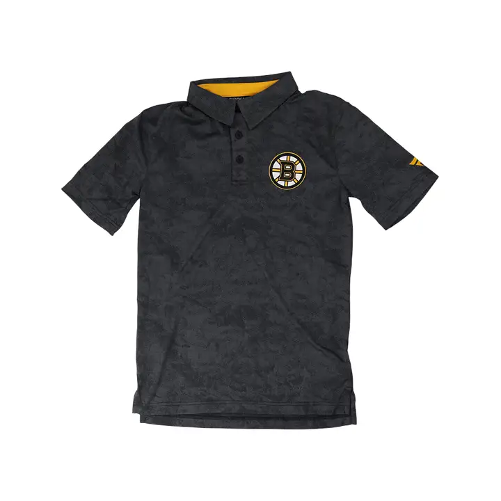 Polo performance Boston Bruins NHL RINK noir