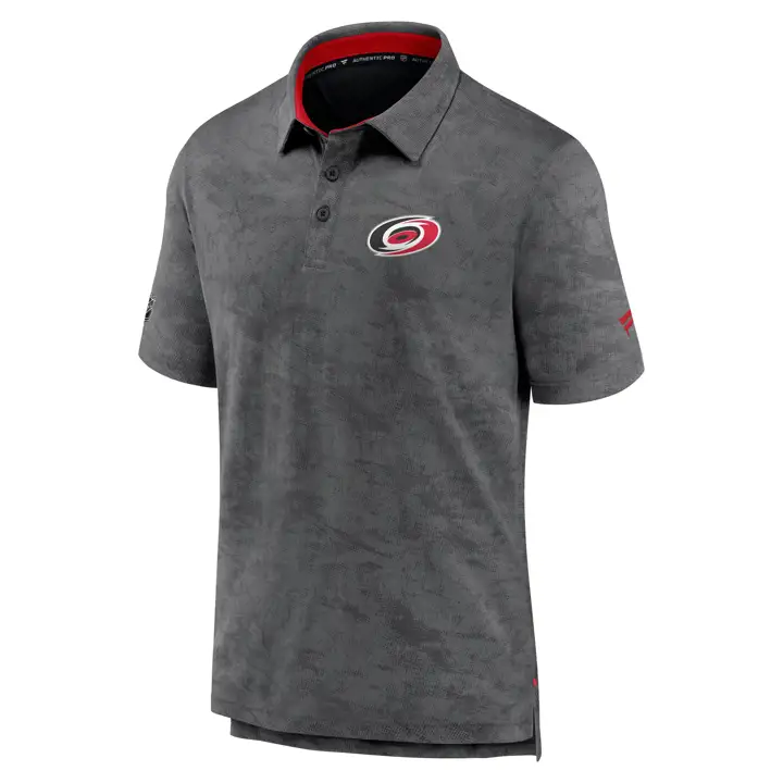 Polo de performance Carolina Hurricanes NHL RINK NOIR