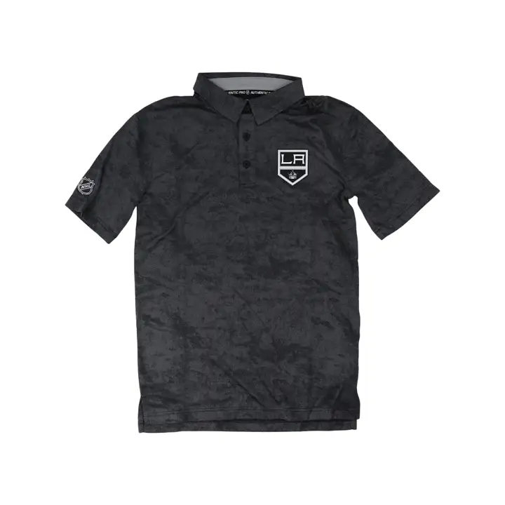 Polo de performance NHL RINK Los Angeles Kings BLK