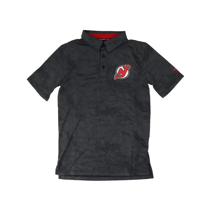 Polo de performance LNH RINK des Devils du New Jersey NOIR