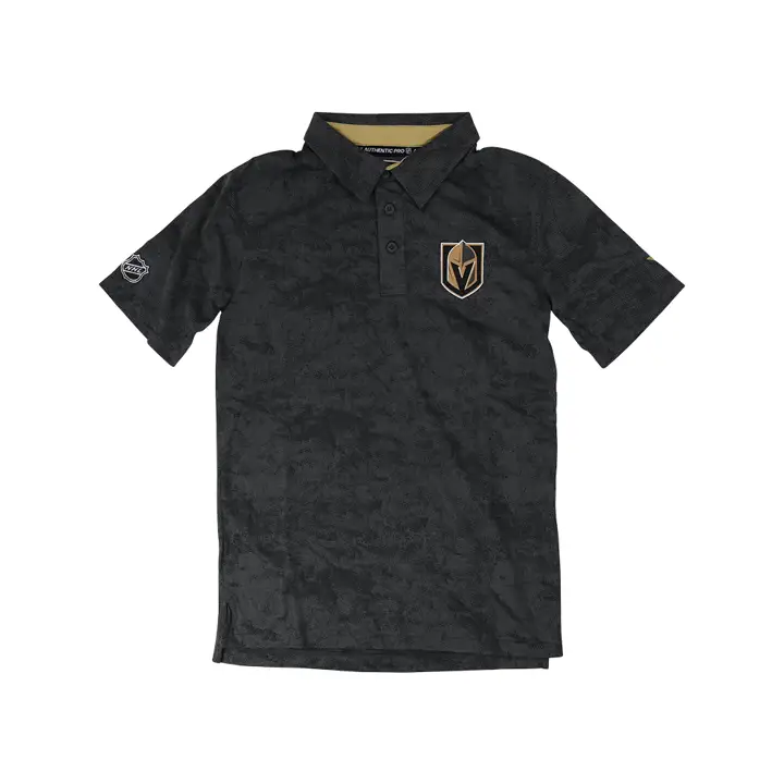Polo performance NHL RINK Vegas Golden Knights CHARBON