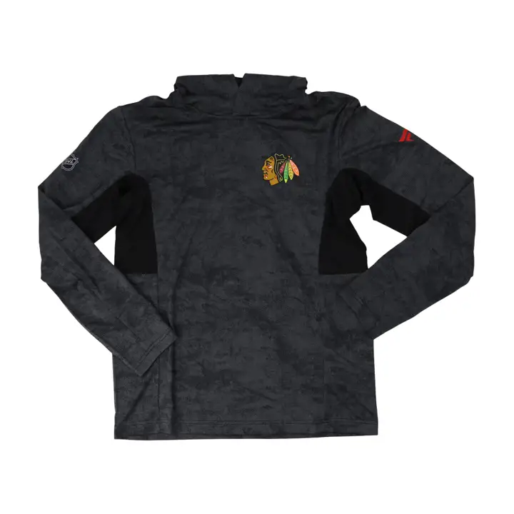 Chicago Blackhawks NHL Camo léger à capuchon noir