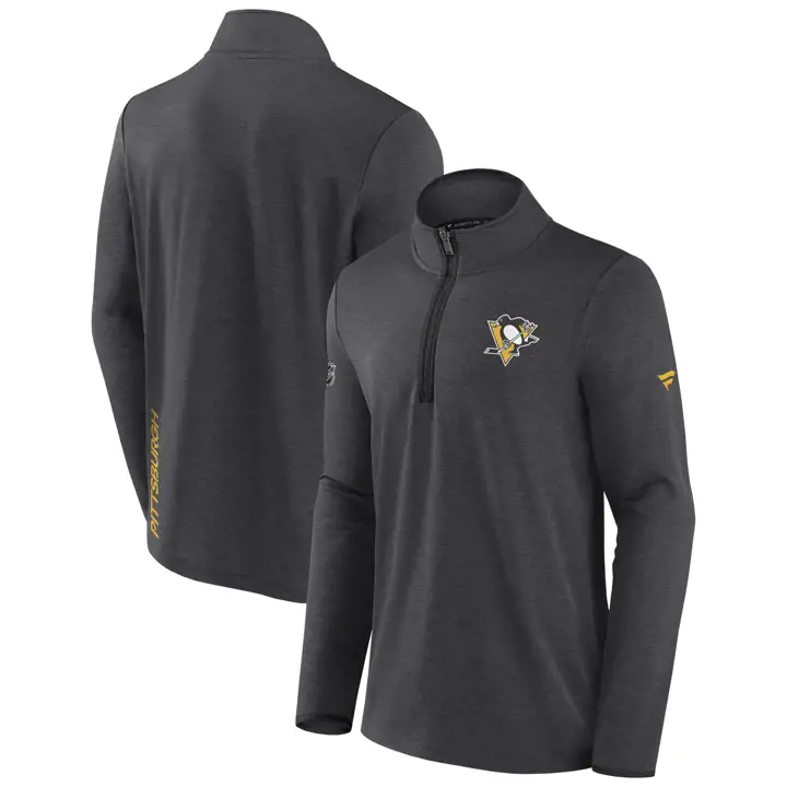 Polaire RINK 1/4 Zip NHL Pittsburgh Penguins ANTHRACITE