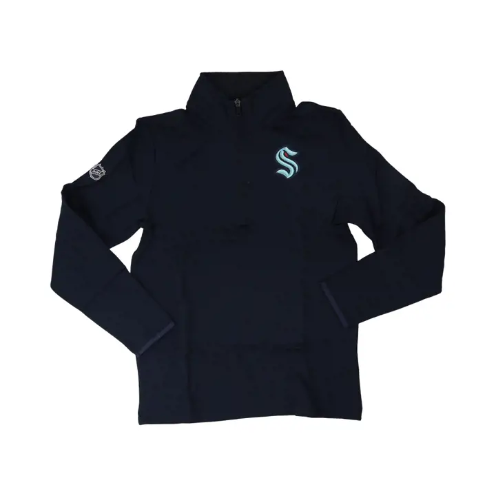 Polaire 1/4 Zip NHL RINK Seattle Kraken MARINE