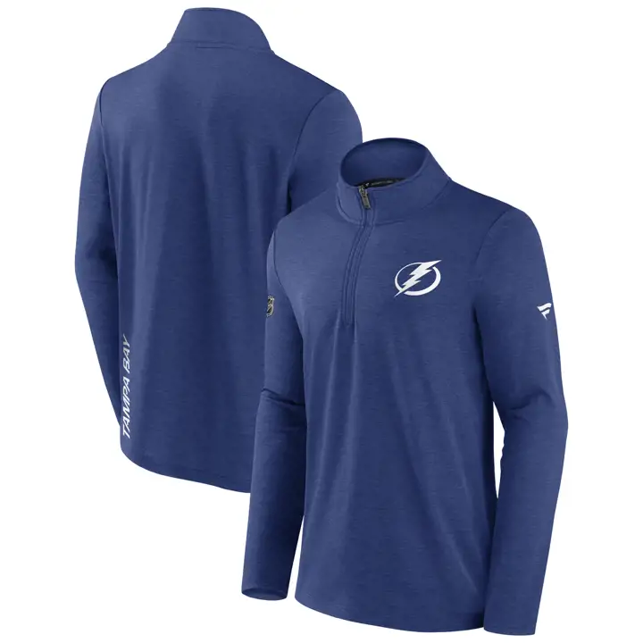 Polaire Tampa Bay Lightning NHL RINK 1/4 Zip BLEU