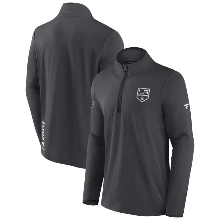 Molleton 1/4 zip Los Angeles Kings NHL RINK anthracite