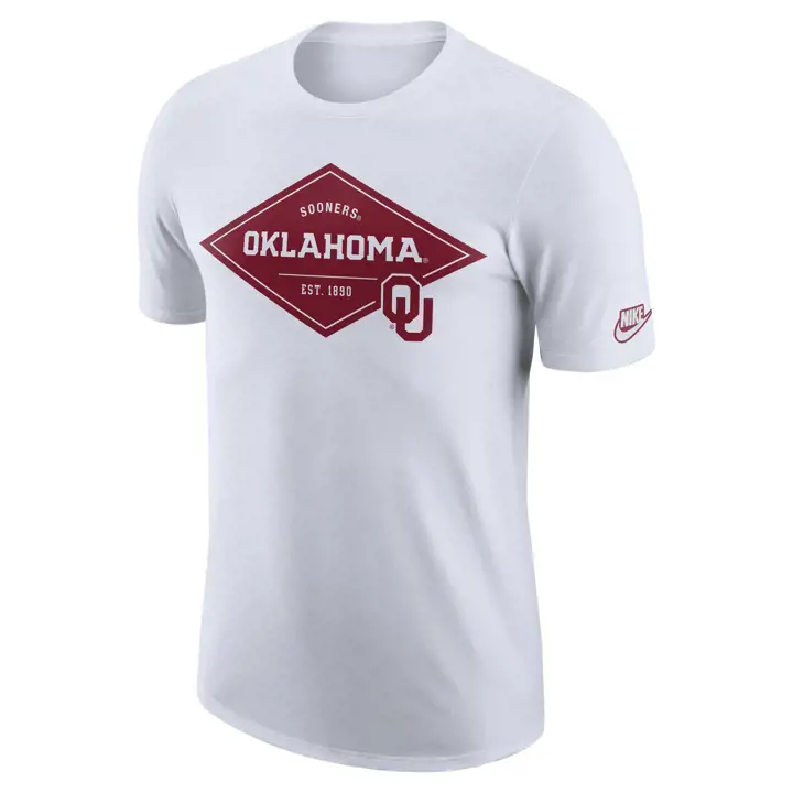 T-shirt moderne Légende NCAA OKLAHOMA SOONERS 22 blc