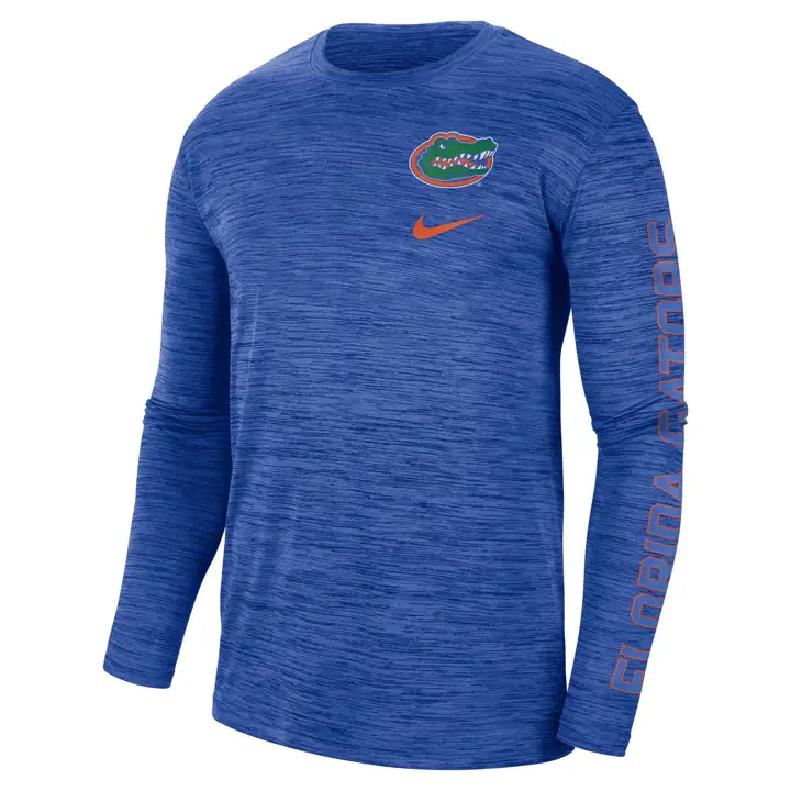T-shirt manches longues FLORIDA GATORS NCAA Velocity GFX 22 bleu roi