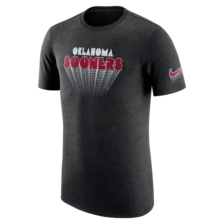 T-shirt noir OKLAHOMA SOONERS NCAA TB 22
