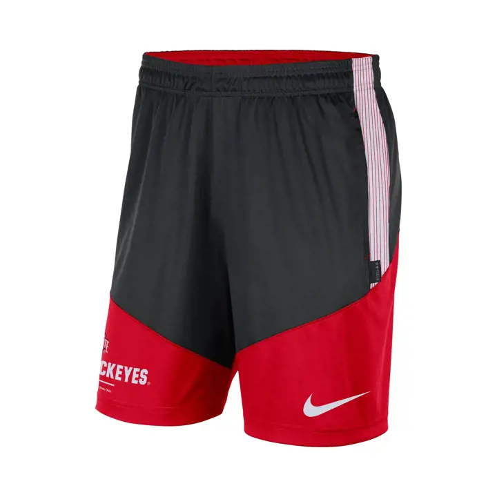 OHIO STATE BUCKEYES NCAA DF Short en maille 22 noir/rouge/blanc