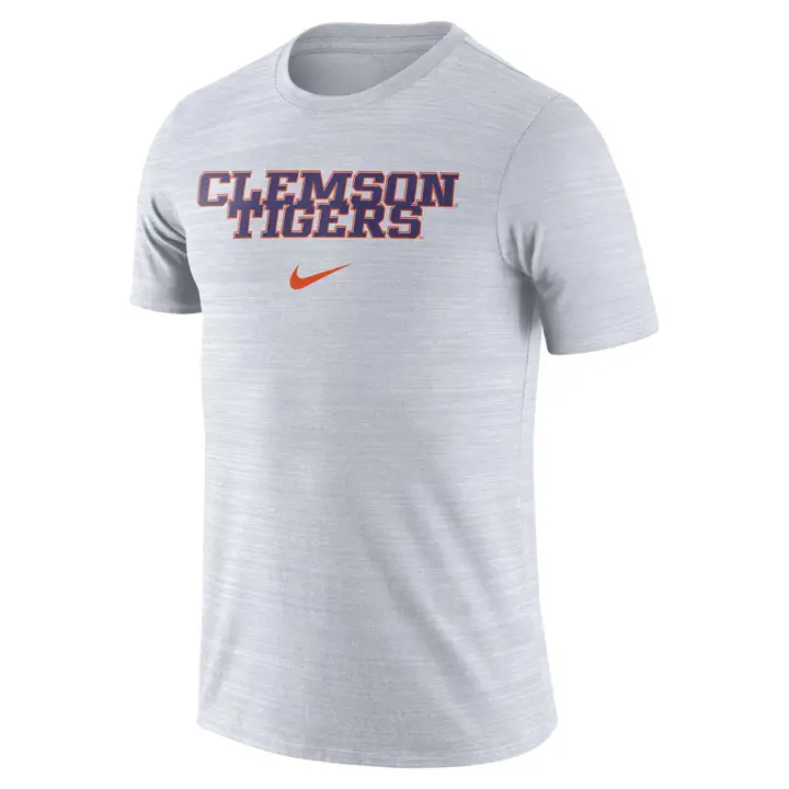 T-shirt Clemson Tigers NCAA Velocity GFX 22 blanc