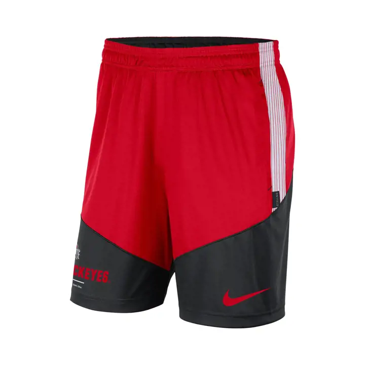 OHIO STATE BUCKEYES NCAA Short tricoté DF 22 rouge/noir/blanc