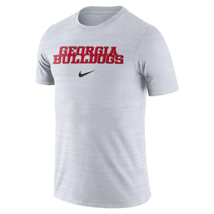 T-shirt GEORGIA BULLDOGS NCAA Velocity GFX 22 blanc