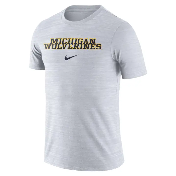 T-shirt MICHIGAN WOLVERINES NCAA Velocity GFX 22 blanc