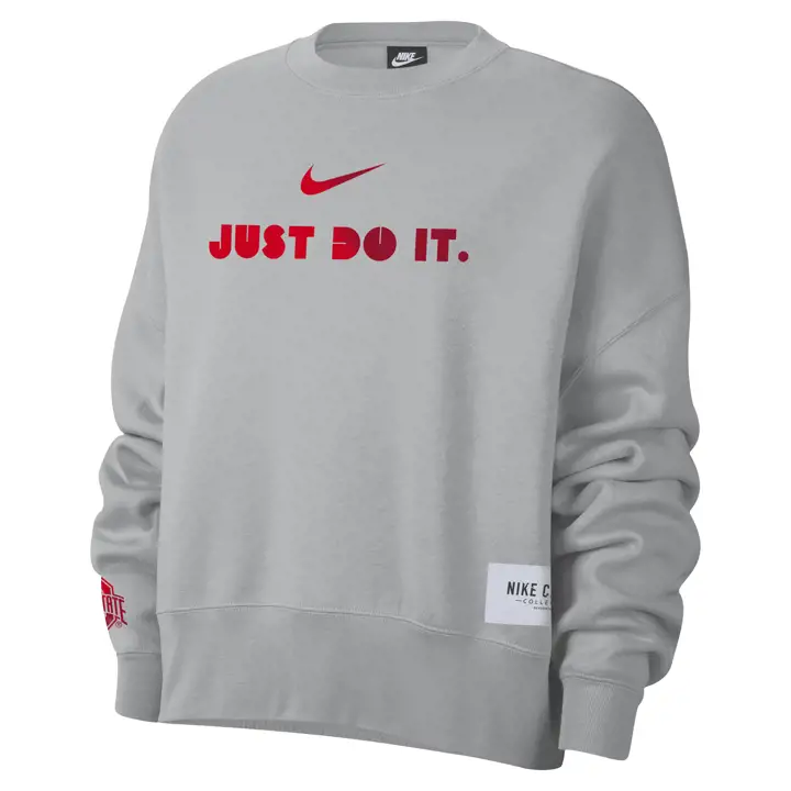 OHIO STATE BUCKEYES NCAA Sweat-shirt Campus Quotidien Femme 22 silv