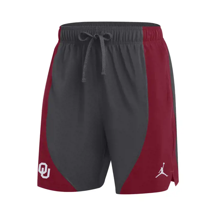 OKLAHOMA SOONERS NCAA DF Short d'entraînement 22 ANTHRACITE/wht
