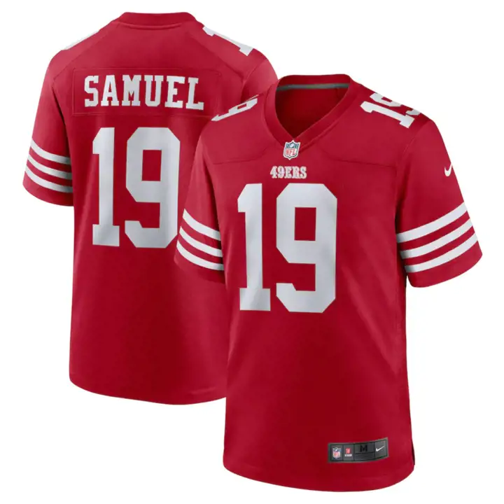 Maillot de match NFL 49ers Deebo Samuel ROUGE