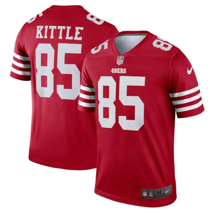 49ERS NFL Game Jersey George Kittle RED
