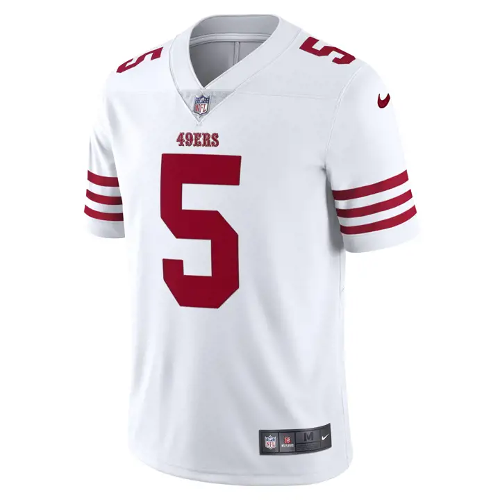 Maillot 49ERS NFL Vapor Untouchable Limited Trey Lance BLANC