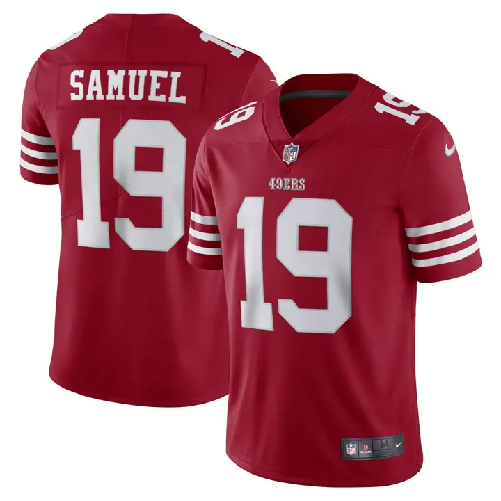 Maillot NFL Vapor Untouchable Limited 49ERS Deebo Samuel ROUGE