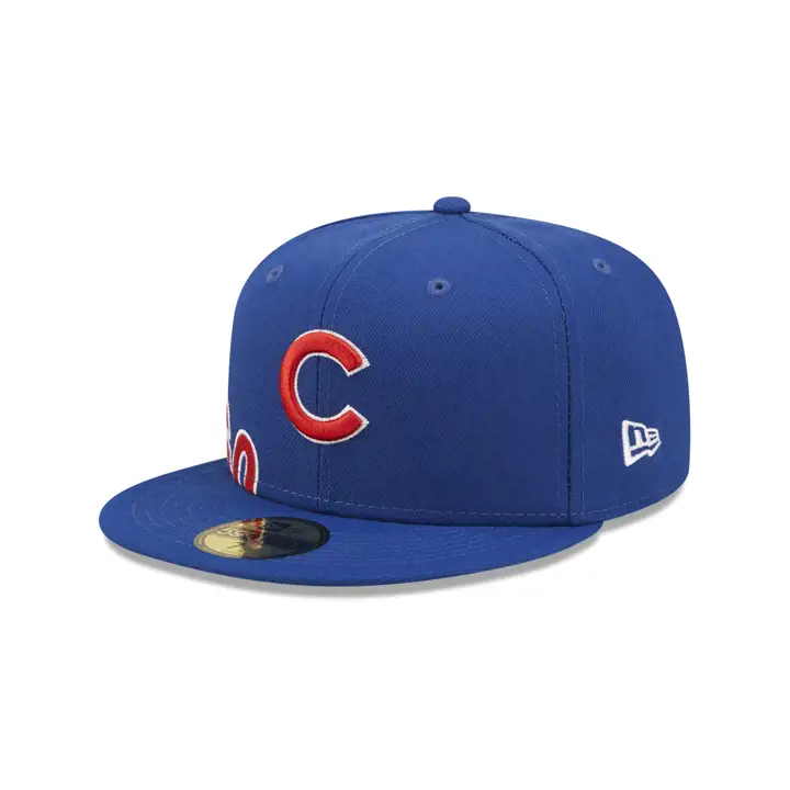 Casquette 59FIFTY MLB Chicago Cubs Fentes Latérales RBL/RBL/GRN