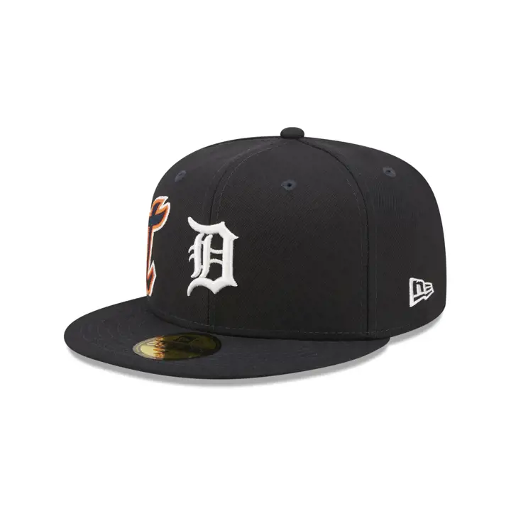 Casquette ajustée MLB 59FIFTY Detroit Tigers Split Marine/Marine/Vert