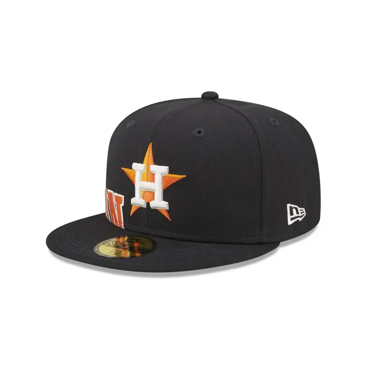 Houston Astros MLB Side Split 59FIFTY MARINE/MARINE/VERT
