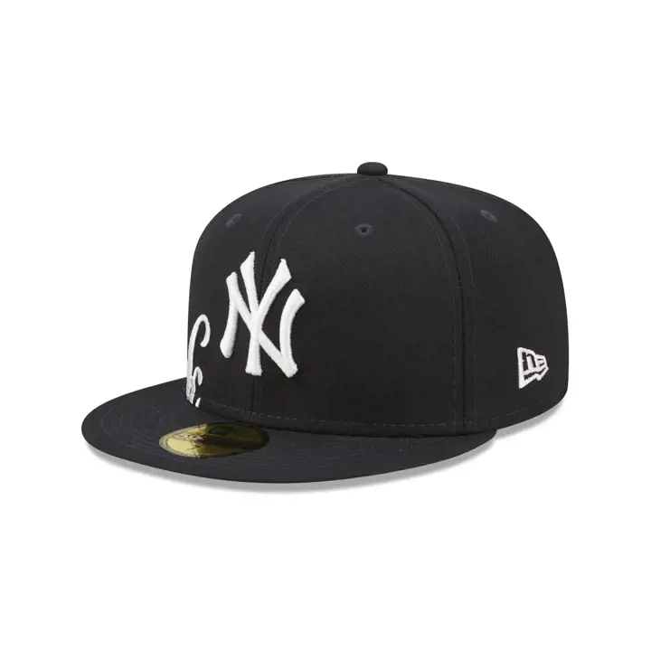 Casquette 59FIFTY Fendue New York Yankees MLB Bleu marine/Vert