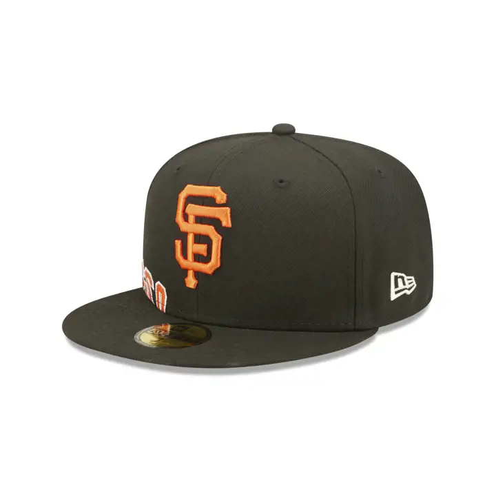 Casquette San Francisco Giants MLB Side Split 59FIFTY BLK/BLK/GRN