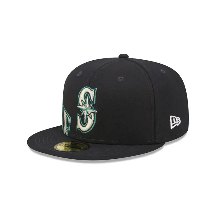 Casquette Seattle Mariners MLB Side Split 59FIFTY MARINE/MARINE/VERT