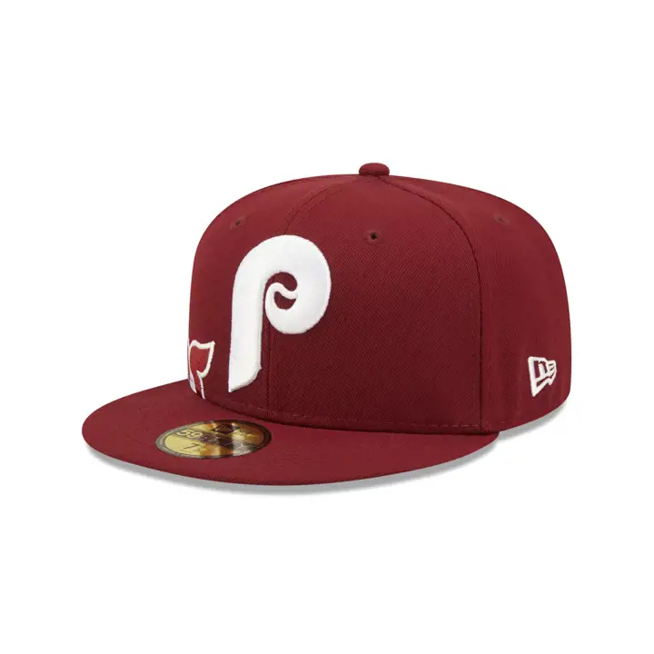 Philadelphia Phillies MLB Side Split 59FIFTY ROUGE/ROUGE/VERT