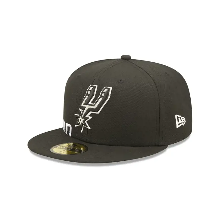 Casquette San Antonio Spurs NBA Side Split 59FIFTY NOIR/NOIR/VERT