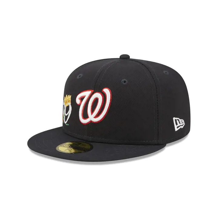 Washington Nationals MLB Crown Champs 59FIFTY BLEU MARINE/BLEU MARINE/GRIS