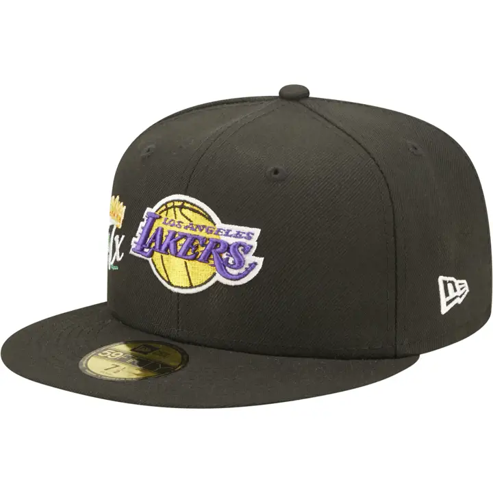 Casquette 59FIFTY NBA Los Angeles Lakers Crown Champs noire/noire/grise
