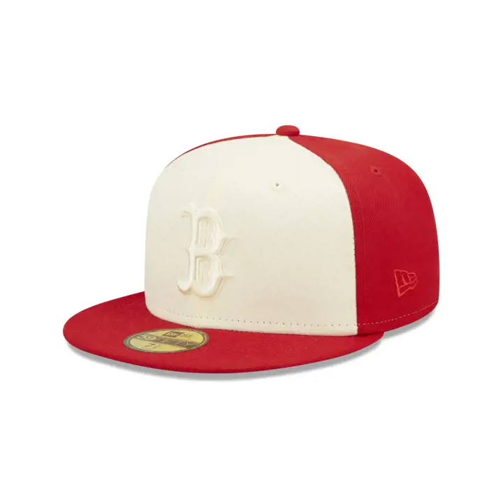 Boston Red Sox MLB Tonal 2 Tone 59FIFTY IVO/RED/GRY