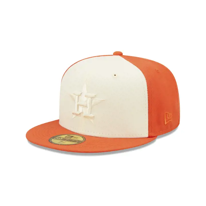 Houston Astros MLB Tonal 2 Tone 59FIFTY IVO/ORG/GRY
