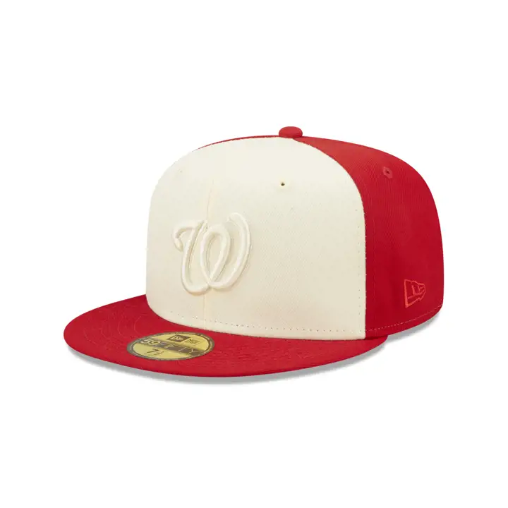 Casquette Washington Nationals MLB Tonal 2 Tone 59FIFTY IVO/ROUGE/GRIS